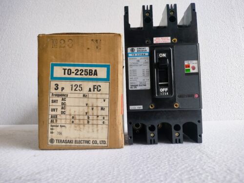 Terasaki Circuit Breaker TO-225BA 3P 125A - Picture 1 of 3