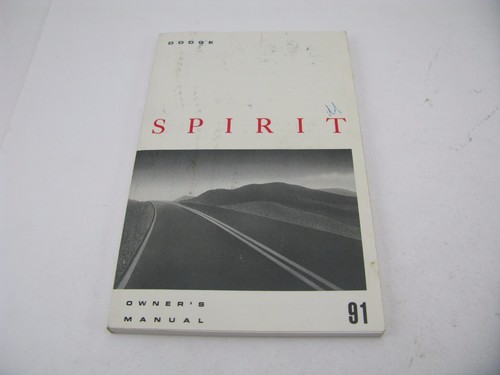 Dodge Spirit 1991 91 Owners Manual Cover Book Set Free Shipping Grand - Picture 2 of 5