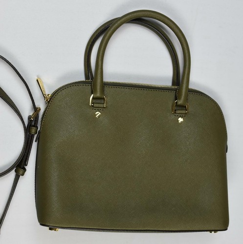 MICHAEL KORS Saffiano Cindy Dome Satchel Bag Purse New $258 DBIN7 - Picture 6 of 10