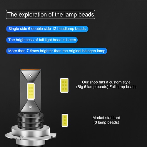 For Benz ML350 2006-2011 Bright White LED Headlight Bulbs High-Low Beam Qty 4 - Picture 14 of 18