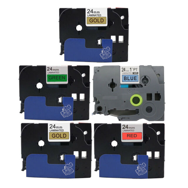 Compatible Multi-colour Laminated Label Tape fits Brother 24mm x 8m PT1600 Compatible Multi-colour Laminated Label Tape fits Brother 24mm x 8m PT1600
