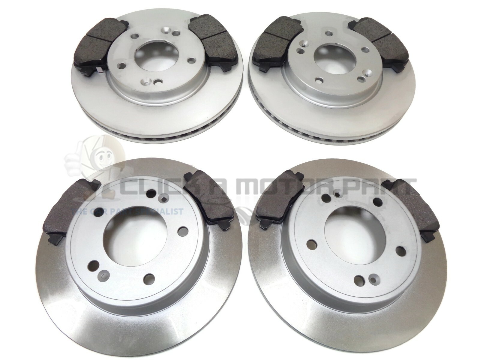 FRONT & REAR BRAKE DISCS & PADS FOR HYUNDAI i30 MK2 AUG 20122016