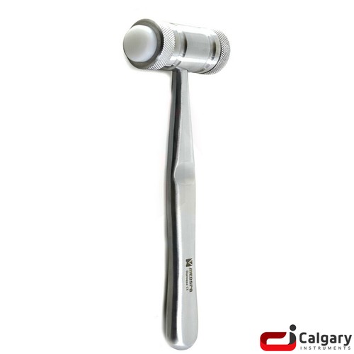 Dental Bone Mallet Hammer Implant Surgery Bone Grafting Crusher Mead Nylon Heads - Picture 3 of 3