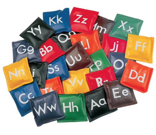 Champion Sports, Vinyl covered BEAN BAG SET Alphabet, Colors, Numbers, Geometric - Picture 2 of 6