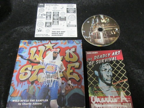 Wild Style The Sampler Japan Book w DVD Charlie Ahearn Signed Postcard Blondie - Picture 1 of 12