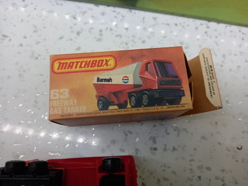Lesney Matchbox Superfast 63 Freeway Gas Tanker Scarce Chevron - Original boxed - Picture 8 of 12