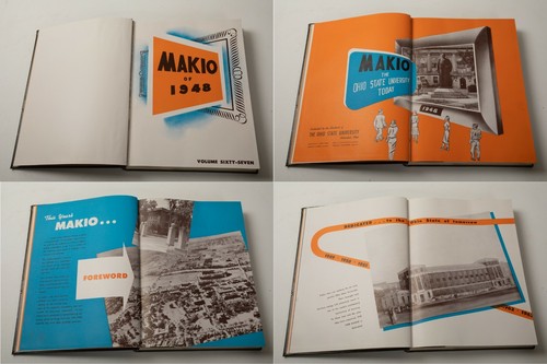 1948 Ohio State University Makio (F5R-15) Yearbook Annual Buckeyes Vol 67 - Picture 3 of 11