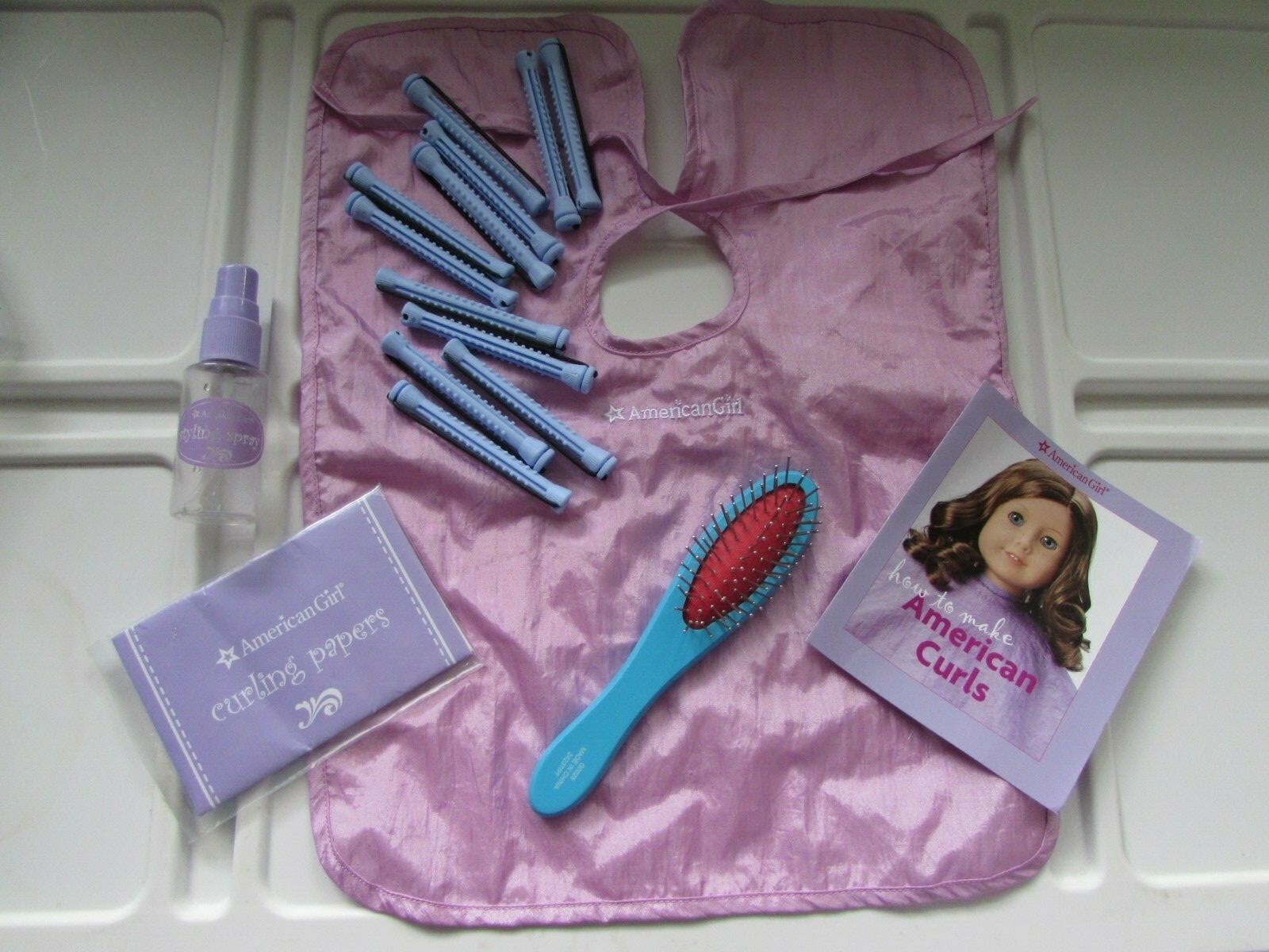 american girl ready to style hair care kit