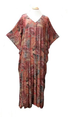 Ladies polyester Viscose printed stretch soft Kaftan//beach dresses 10-32 15130