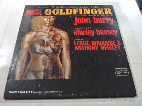 John Barry – Goldfinger (Soundtrack) VG Original Mono United Artists Record 1964 - Picture 1 of 5