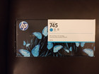 2020 Oryginalny wkład z cyjanowym atramentem HP 745 F9K03A 300ml DesignJet Z2600 Z5600 Nowy