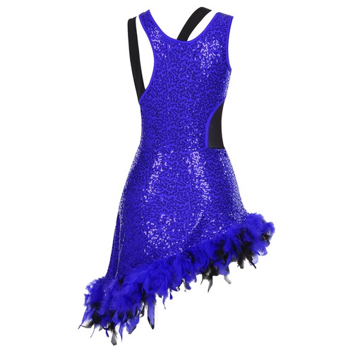 Costume da ballo donna abiti rave gonna da palco festa paillettes abiti sala da ballo - Foto 33 di 49