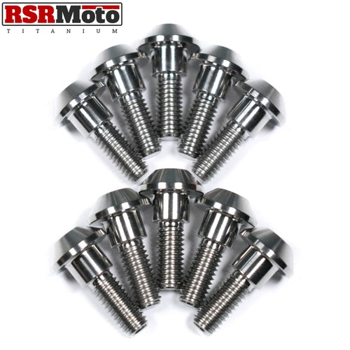 Yamaha XSR700 XSR900 / GP Titanium Front Brake Disc Rotor Bolts, 2016-2025 - Picture 2 of 3