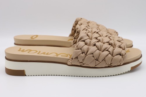 Sam Edelman Women's Ainslie Braided Platform Slide Sandal Size 11M Beige Nappa - Picture 2 of 7