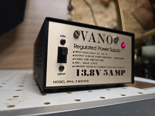 Regulated DC Power Supply Power Supply -VANO- PH 1205G, 13.8V - 5Amp - Picture 3 of 15