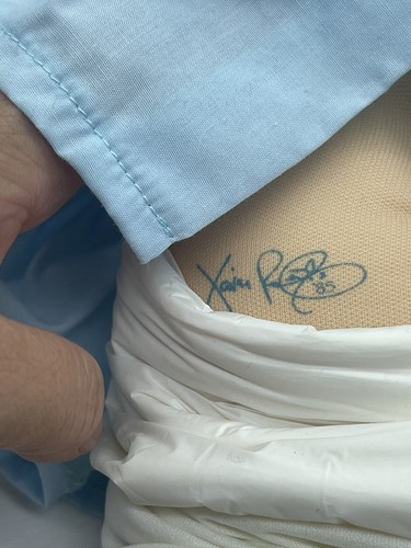 Vintage 1985 CPK Cabbage Patch Kids 16" Doll Brown Poodle Hair Violet Eyes - Picture 6 of 12