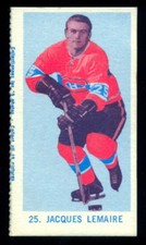 1968-69 IGA NHL HOCKEY #25 JACQUES LEMAIRE HOF NM MONTREAL CANADIENS Card