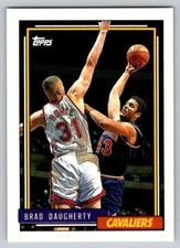 1992-93 Topps - #352 Brad Daugherty