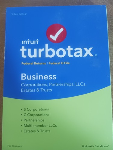 Turbotax BUSINESS 2016 CORPORATIONS Trusts ESTATES For Windows - Picture 1 of 3