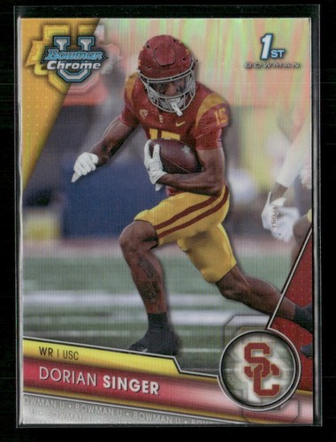 Bowman Chrome University Refractor #146 2023 Dorian Singer USC