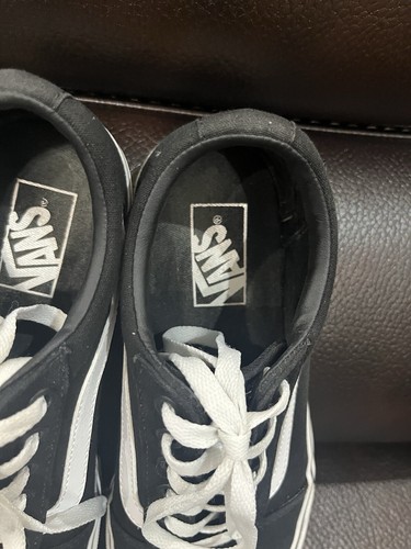 VANS Off The Wall Old Skool Low Classic Shoes Women’s Size 8 Black/white Shoes - Picture 13 of 14