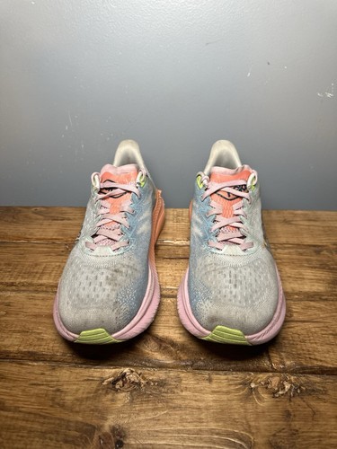 Hoka One One “Mach 6” Running Shoes Size 9.5B Sneakers Pink Orange Gray Comfort - Bild 3 von 9