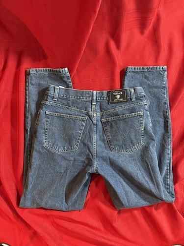 Versace Couture Ittierre Men’s Women’s Vintage Jeans Size 35/49 LL16 *VINTAGE?! - Picture 4 of 15