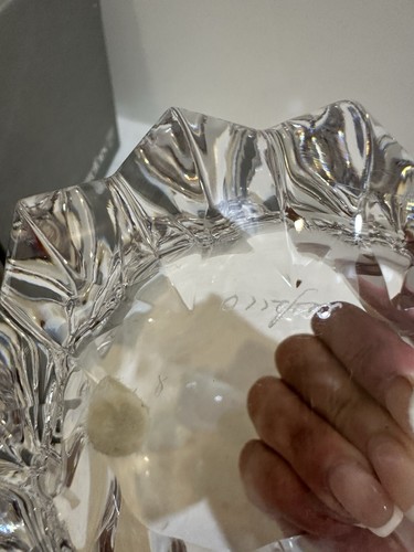 Vintage ORREFORS Crystal FLEUR Bowl Design BY JAN JOHANSSON- Sweden With Box - Picture 3 of 17