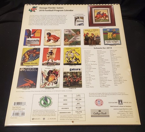 LOT (7) University FLORIDA GATORS Memorabilia - Fußbälle + Kalender + TEBOW - Bild 3 von 18