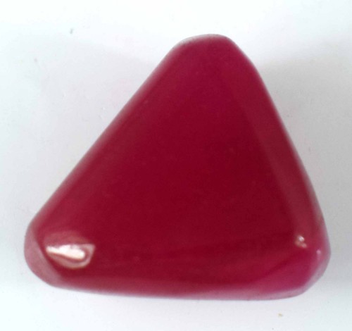 Rubino Rosso Africano Naturale 76,75 Ct 24 x 24 mm Fantasia Cabochon Pietra Preziosa Tumble - Foto 8 di 8
