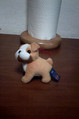 peluche  mini trudi bulldog inglese  h.cm 8 - Foto 2 di 4