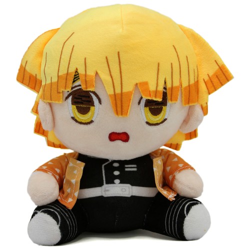 SITTING ZENITSU AGATSUMA Demon Slayer 7 in. Plush (Anime Stuffed Animal Plushie) - Bild 1 von 3