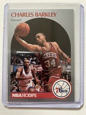 Charles Barkley 1990-91 NBA Hoops #225 Philadelphia 76ers Basketball Card