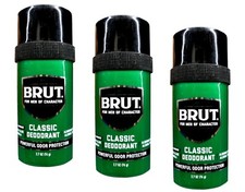 Brut Odor Protection Deodorant 2.7 oz each 3 Pack 