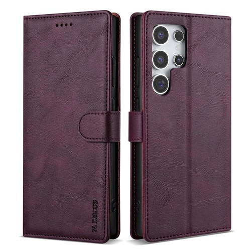 For Samsung Galaxy S24 Ultra S23 S22 S21 S20FE Magnetic Leather Wallet Flip Case - Picture 22 of 44