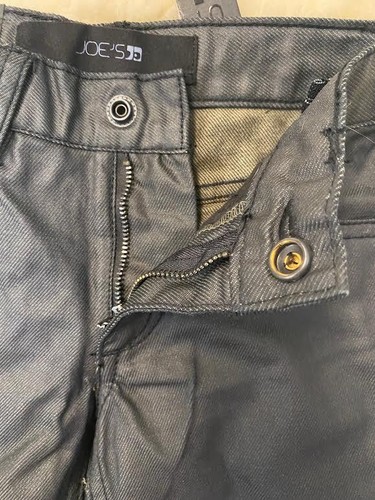 NWT $55 JOE'S JEANS Kids 4 Straight Narrow The Brixton Black COATED Jeans Pants - Picture 5 of 7
