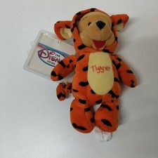 The Disney Store Mini Bean Bag Winnie The Pooh As Tigger 8”  Plush Halloween