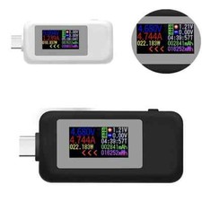 10 in 1 USB Test Meter Type-C Colorful Display USB Tester AC Meter Current