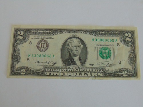 1976 2 $ Bicentenial Federal Reserve Note - St. Louis - Bild 1 von 2