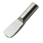 50 Pk, 3MM ShelfPin SpoonShaped Cabinet Support PegsHolder Metal Nickel, Rok