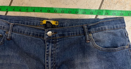 Drama Gold Jeans Damen Erwachsene Größe 20 Blau Capri Denim D50264X - Bild 12 von 12