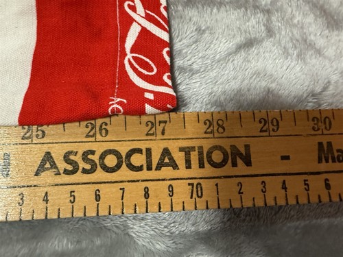 #2 VINTAGE COCA COLA BELL BOTTOM DRAWSTRING PANTS CUT 21 SIZE 22/24 BRAND NEW - Picture 13 of 13