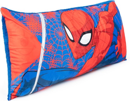 Colorful Spiderman Body Pillow Cover - High Quality - Measures 36 x 18 Inches - Picture 5 of 6
