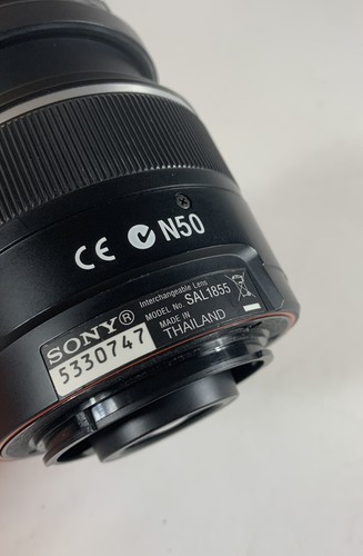 SONY SAL1855 Zoom Lens Standard DT 18-55mm F3.5-5.6 SAM AF/MF - Picture 15 of 15