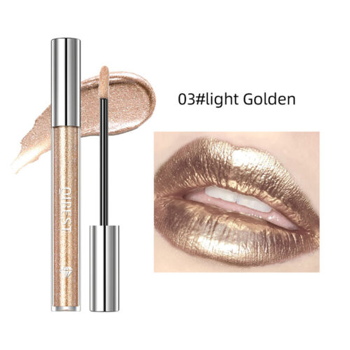 Diamond Glitter Liquid Lipstick Wasserfest Langlebig Perlglänzender Lipgloss✿ C8 - Bild 6 von 23