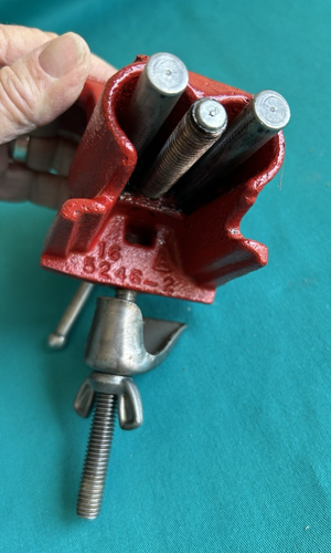 Vintage USA Columbian Clamp  On Machinist Jeweler Gunsmith Vise 3 in Jaws - Picture 8 of 10