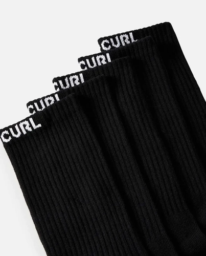 Rip Curl Brand Crew Sock 5 Pack - RRP 29.99 - Picture 3 of 4