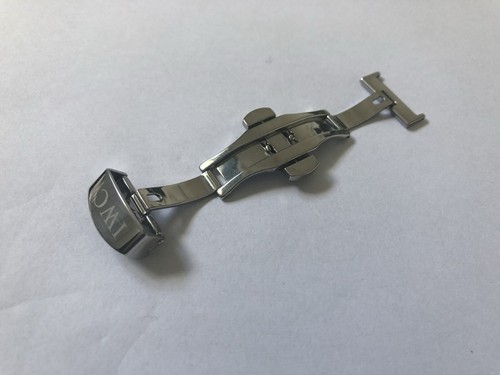 IWC 18mm Deployment Clasp Push Button Stainless Steel Buckle - Picture 2 of 3