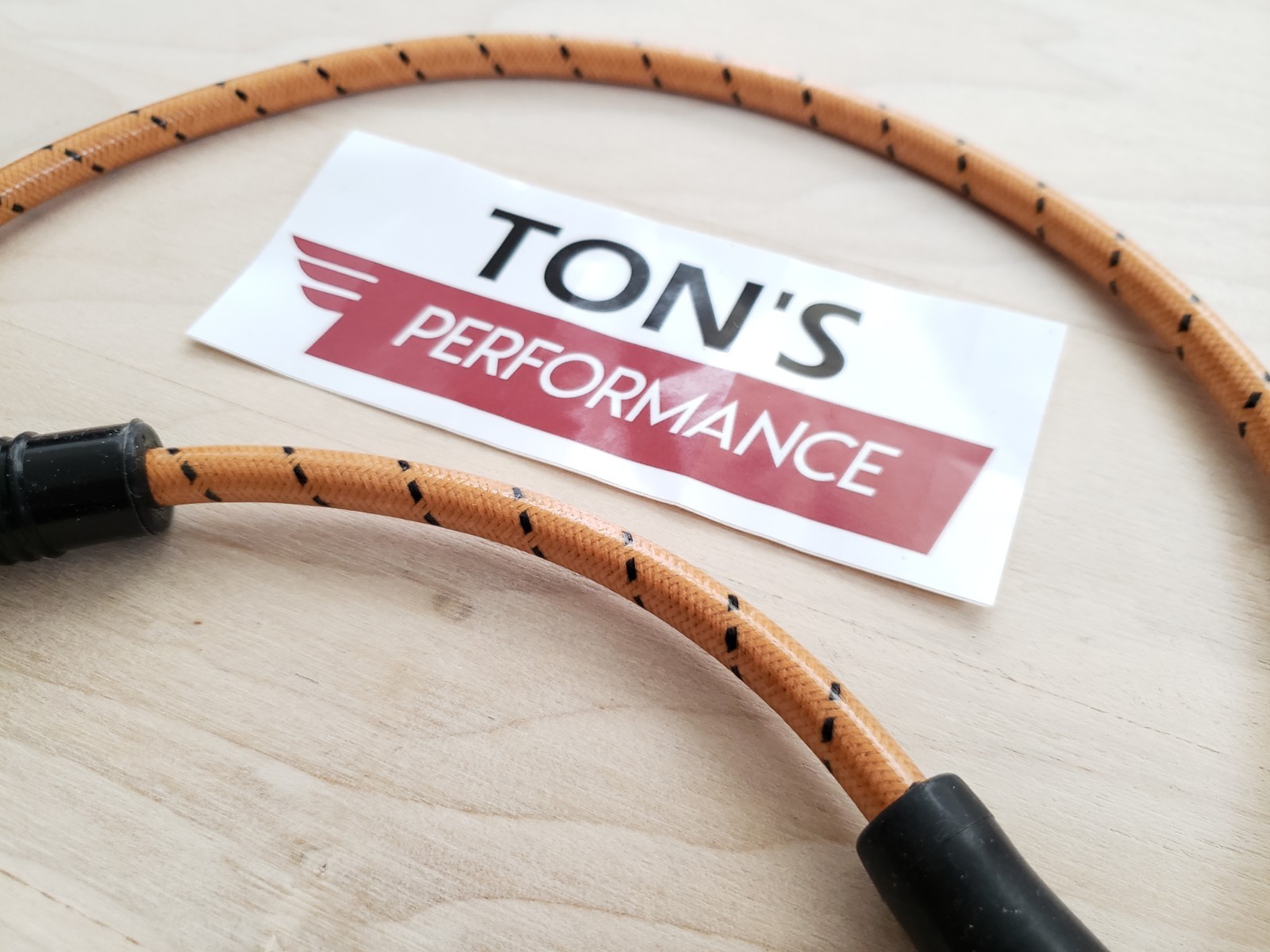 Harley Davidson Big Twin 9917 FXD Dyna Softail Spark Plug Wires Orange