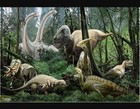 National Geographic 4 Panel Dinosaur Wall Mural 6'W x 3' 9"H, BRAND NEW
